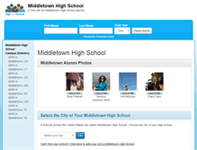 Tablet Screenshot of middletownhighschool.net